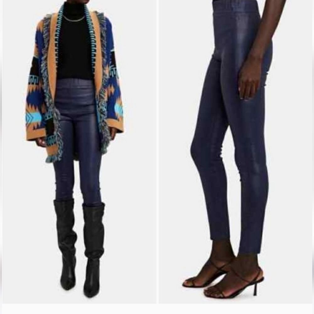 NWT L'AGENCE Rochelle High Rise Pull on Jean in Stargazer Coated Size S $ 235.00